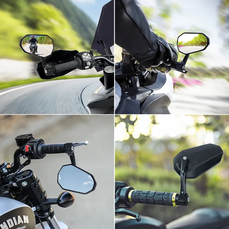 360° Rotatable Motorcycle Rearview Mirrors