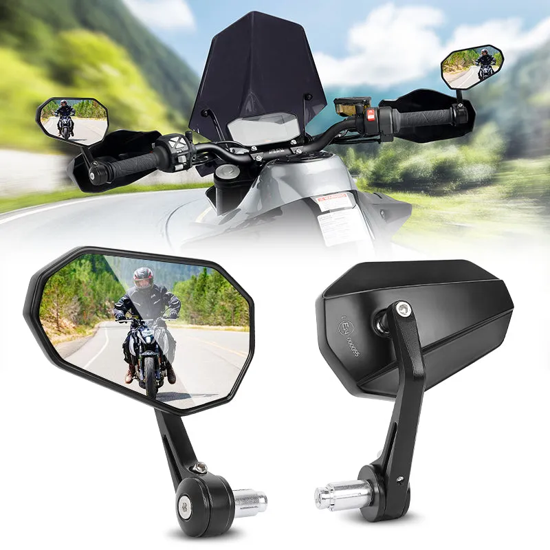 360° Rotatable Motorcycle Rearview Mirrors