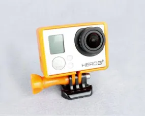 GoPro Border Standard Frame Mount for Hero 3 / 3  / 4 Camera - Orange