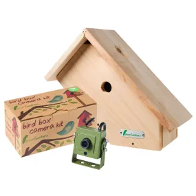 Green Feathers Side View Bird Box 1080p WiFi Camera (3rd Gen) Ultimate Bundle