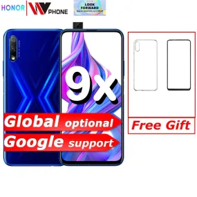 Honor 9x Smart Phone 6.59 inch Lifting Full Screen 48MP Dual Cameras 4000mAh GPU Turbo Mobile Phone