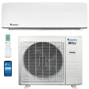 Klimaire 30,000 Btu 18.6 SEER2 220V Wall-mounted Ductless Mini-split Air Conditioner Heat Pump